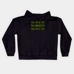 Graphic Adventure Gamer Kids Hoodie